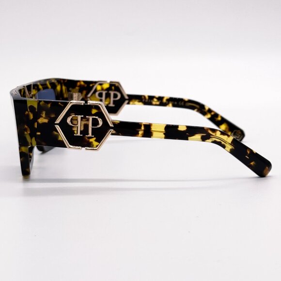 NEW PHILIPP PLEIN GLOOM SPP092M 0781 HAVANA MEN SUNGLASSES PHILIPP PLEIN - Picture 8 of 12
